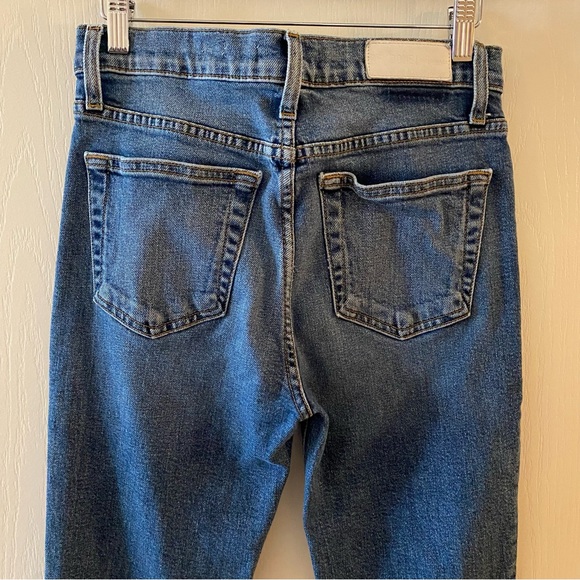 RE/DONE High Rise Ankle Crop Jean in Mid 80s Wash - 28 - Picture 5 of 12